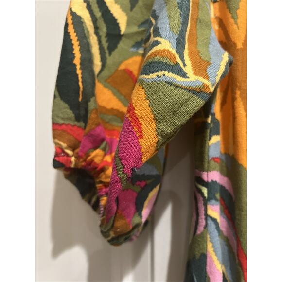 Farm Rio Maxi Floral Maxi Dress XS - Picture 6 of 12